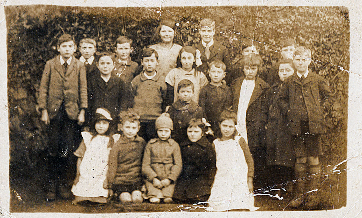 Luccombe school photo 1920s